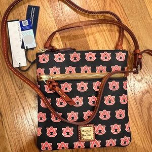 Brand New AUBURN Tigers crossbody Dooney & Bourke bag. Super cute and leather